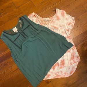 Pair of Knox Rose shirts.